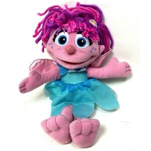 Sesame Street Hasbro  Abby Cadabby 8" Plush Pink Fairy Doll Stuffed Animal